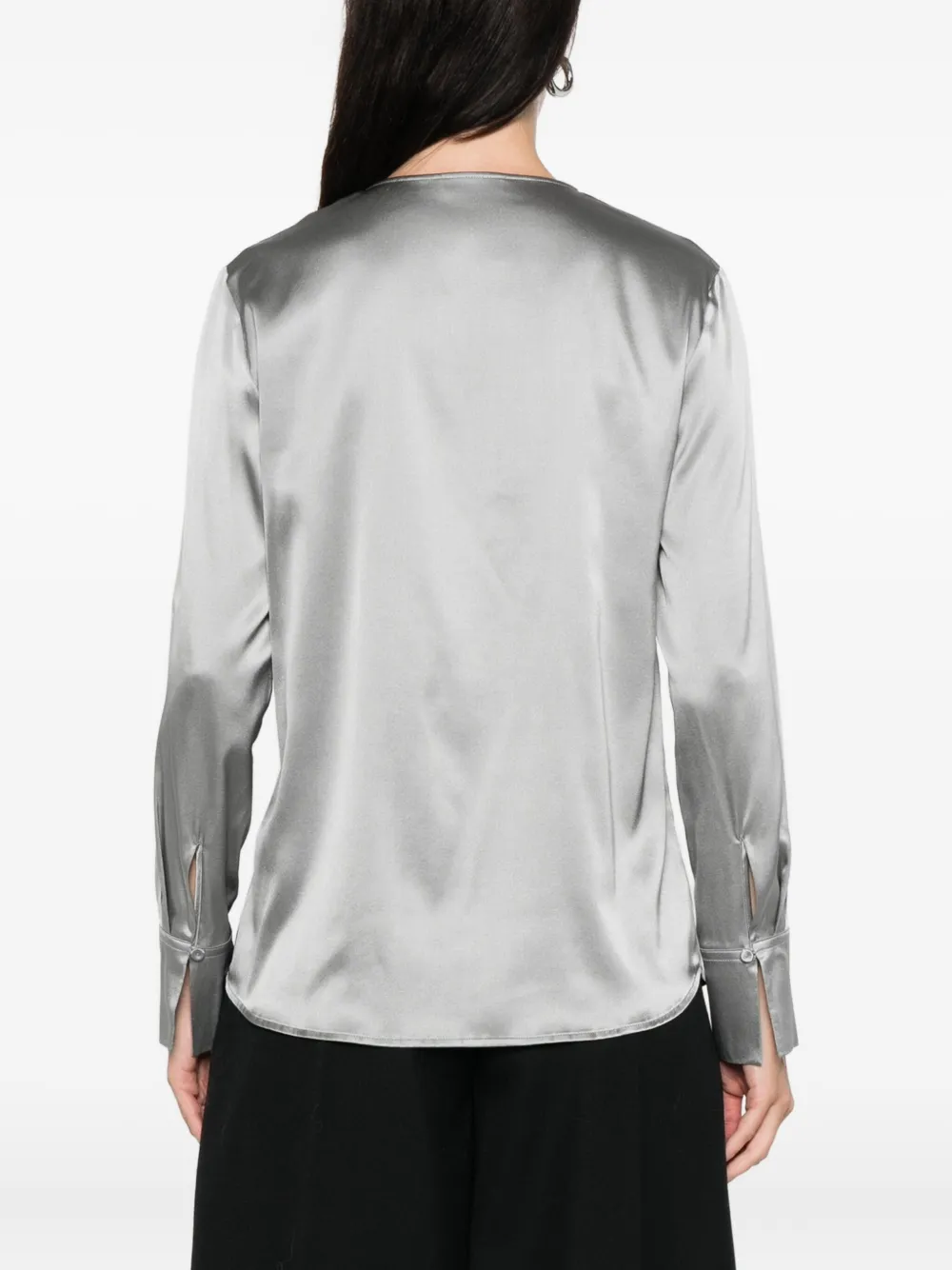 Peserico Shirt met lange mouwen Grijs