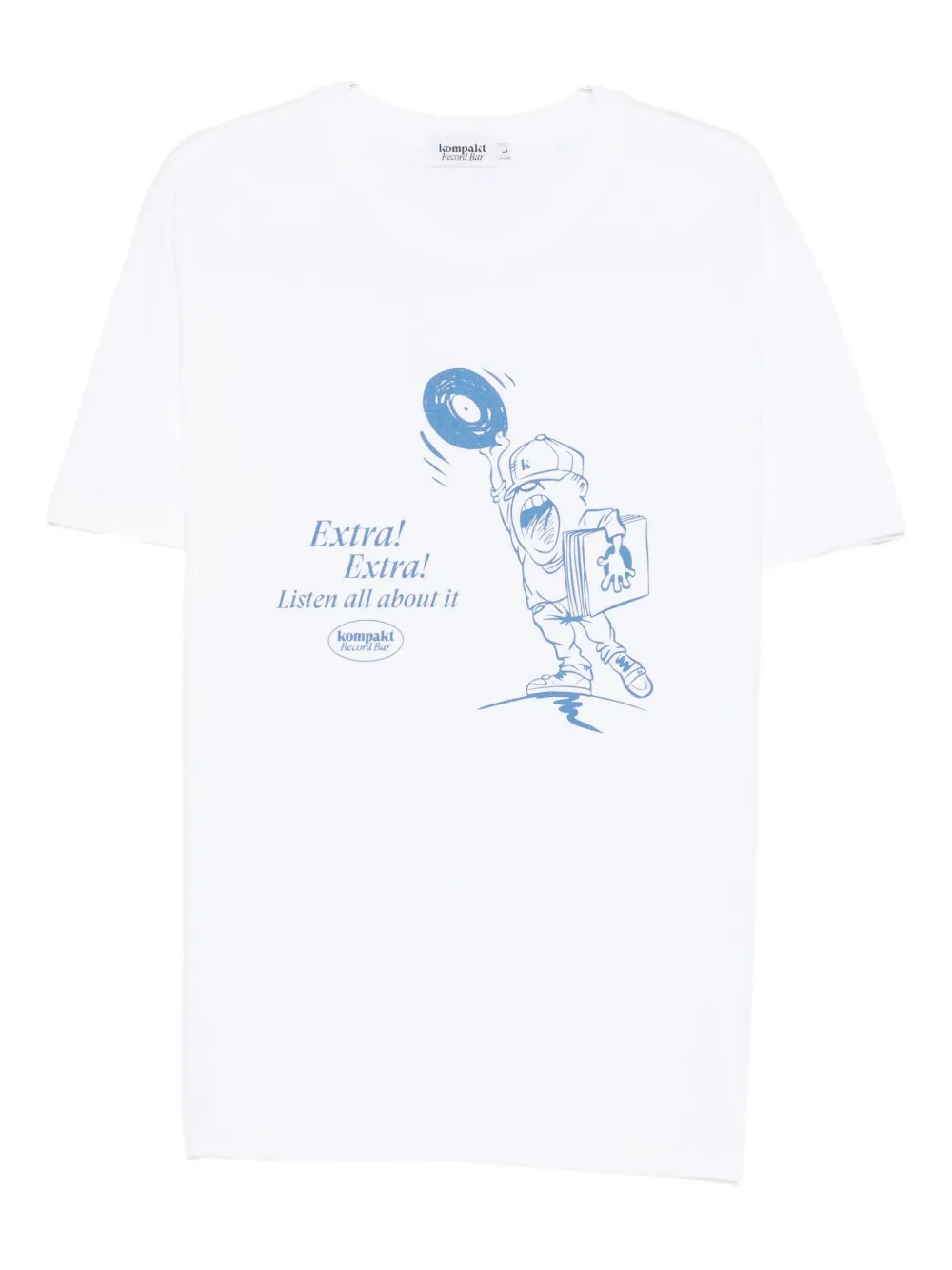 Kompakt Record Bar graphic print t-shirt | blanc | Image 1