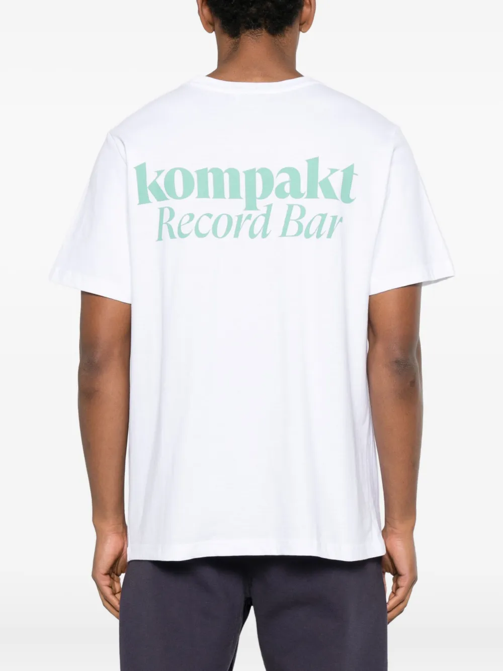 Kompakt Record Bar Logo T-shirt In White