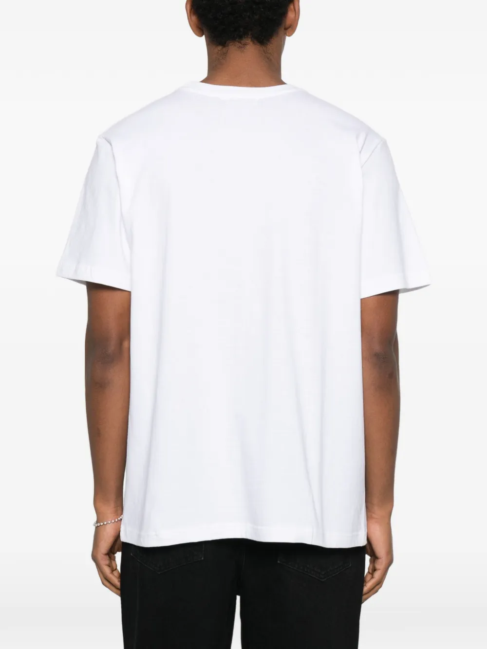 Kompakt Record Bar Graphic-print T-shirt In White