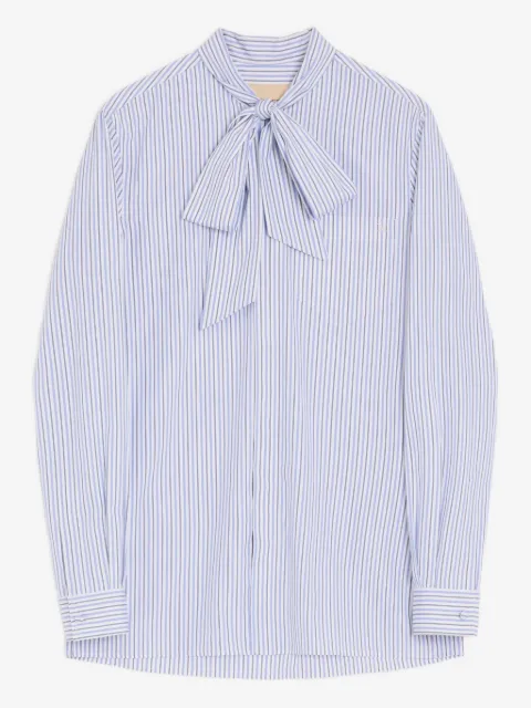 Valentino Garavani camisa con motivo de rayas