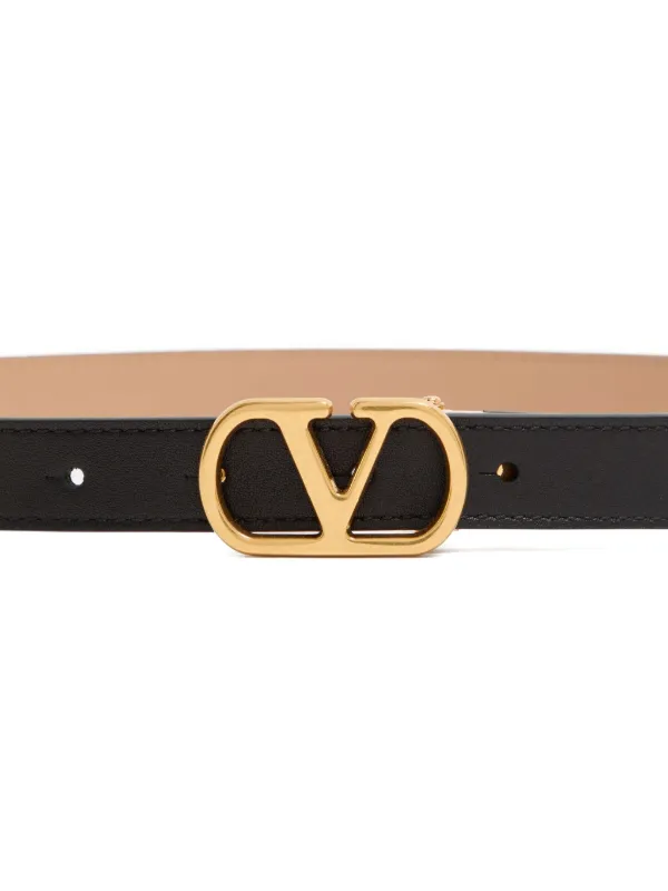 Valentino Garavani Vロゴ リバーシブル ベルト | ブラック | FARFETCH JP