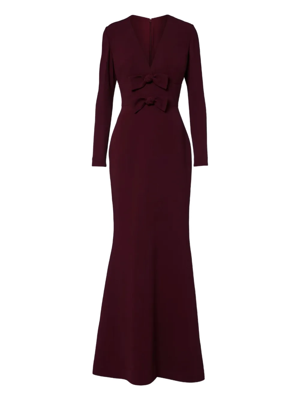 Elie Saab Abito Cady con scollo a V | rosso | Image 1