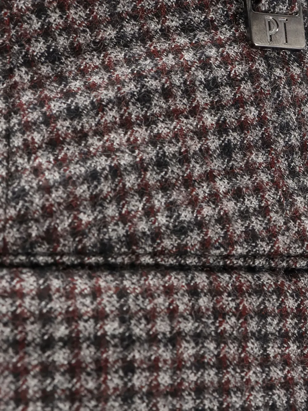 PT Torino Geruite broek Grijs