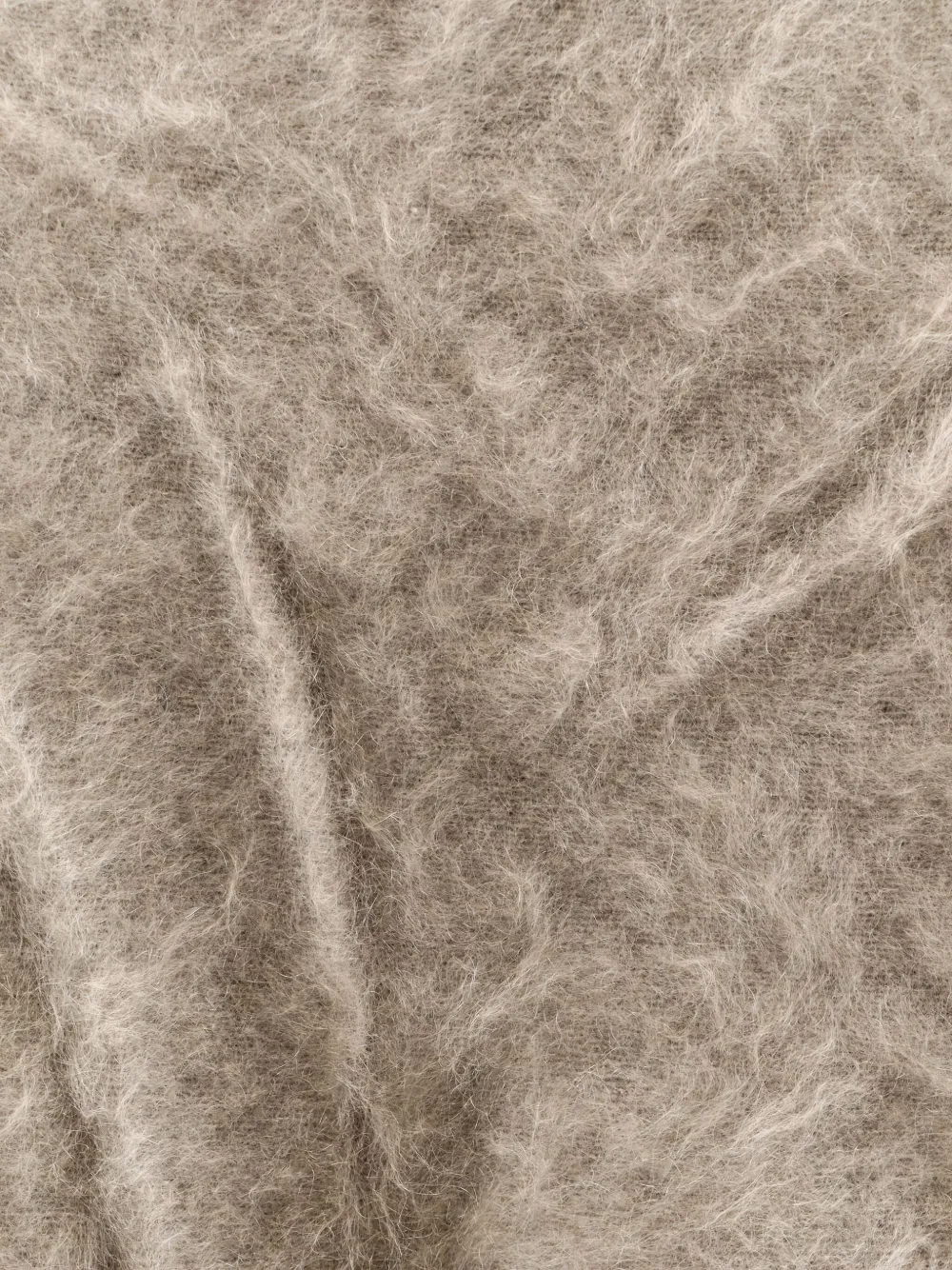 Nude Elastic High-waisted Midi Skirt In Brown