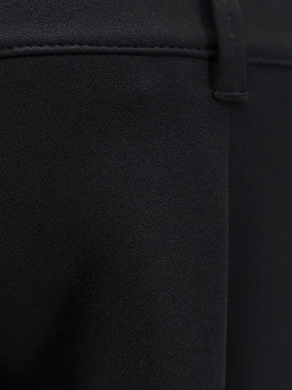 Hugo Boss Tiwi Wide Leg Trousers In Black