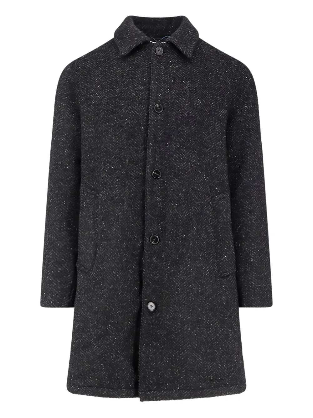 Paltò single-breasted coat | Grey | Image 1