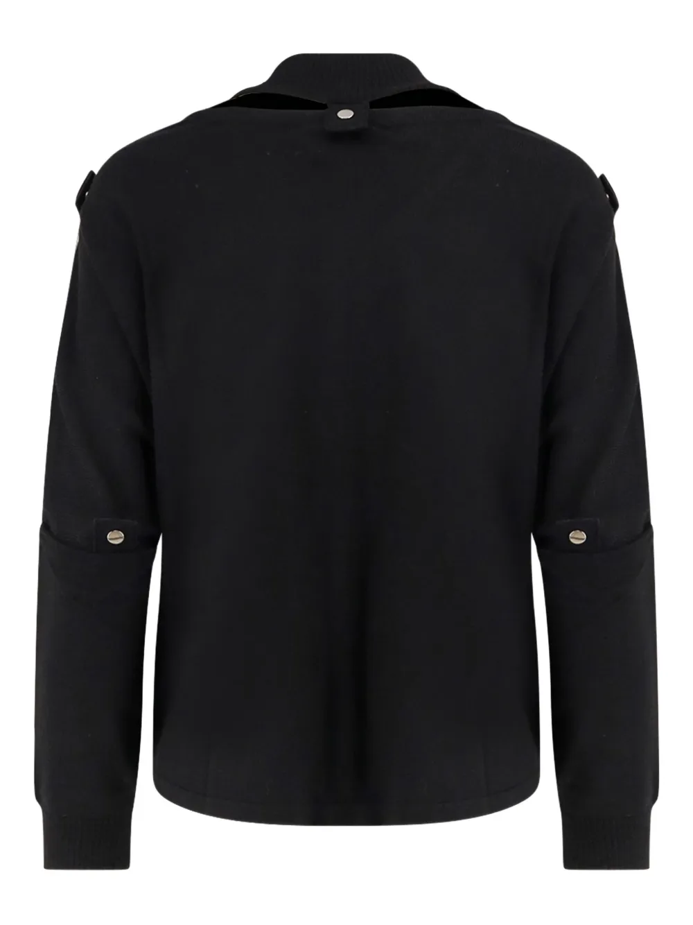 Ixos Button-detail Sweater In Black