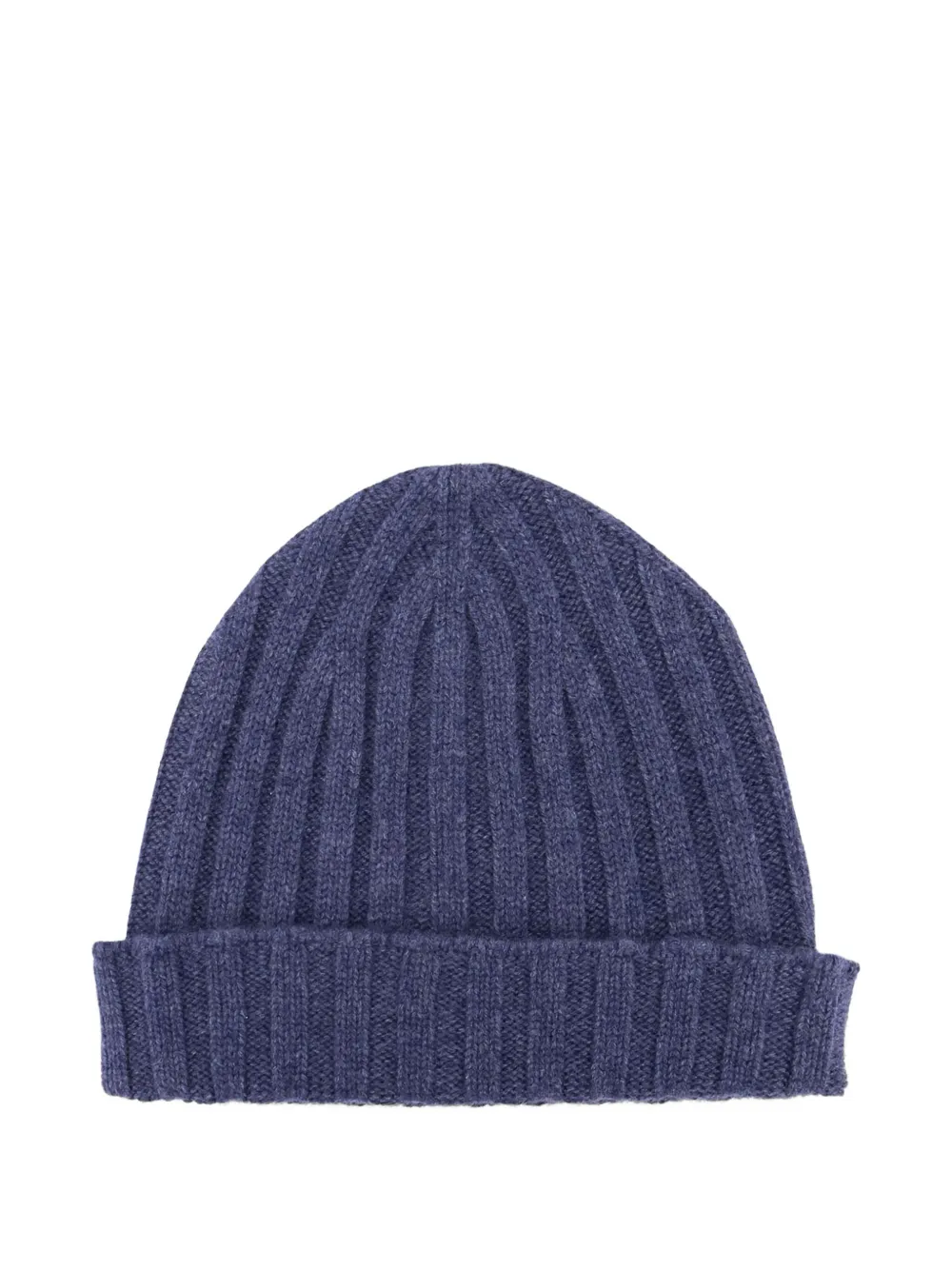Filippo De Laurentiis Ribbed-knit Hat In Brown