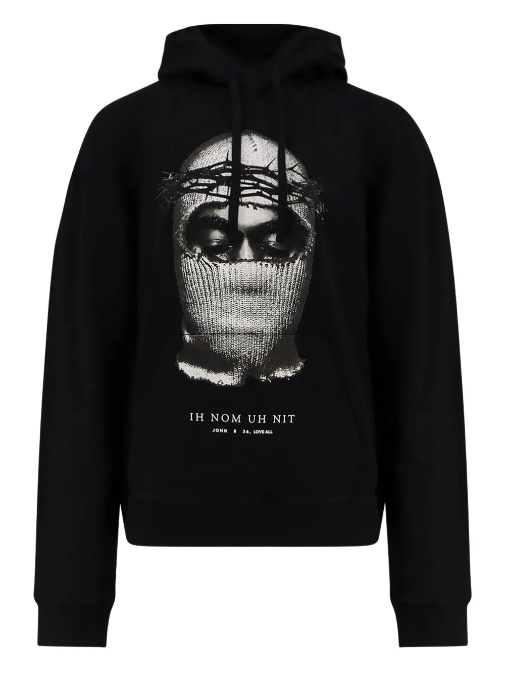 Ih Nom Uh Nit graphic-print hoodie | negro | Image 1