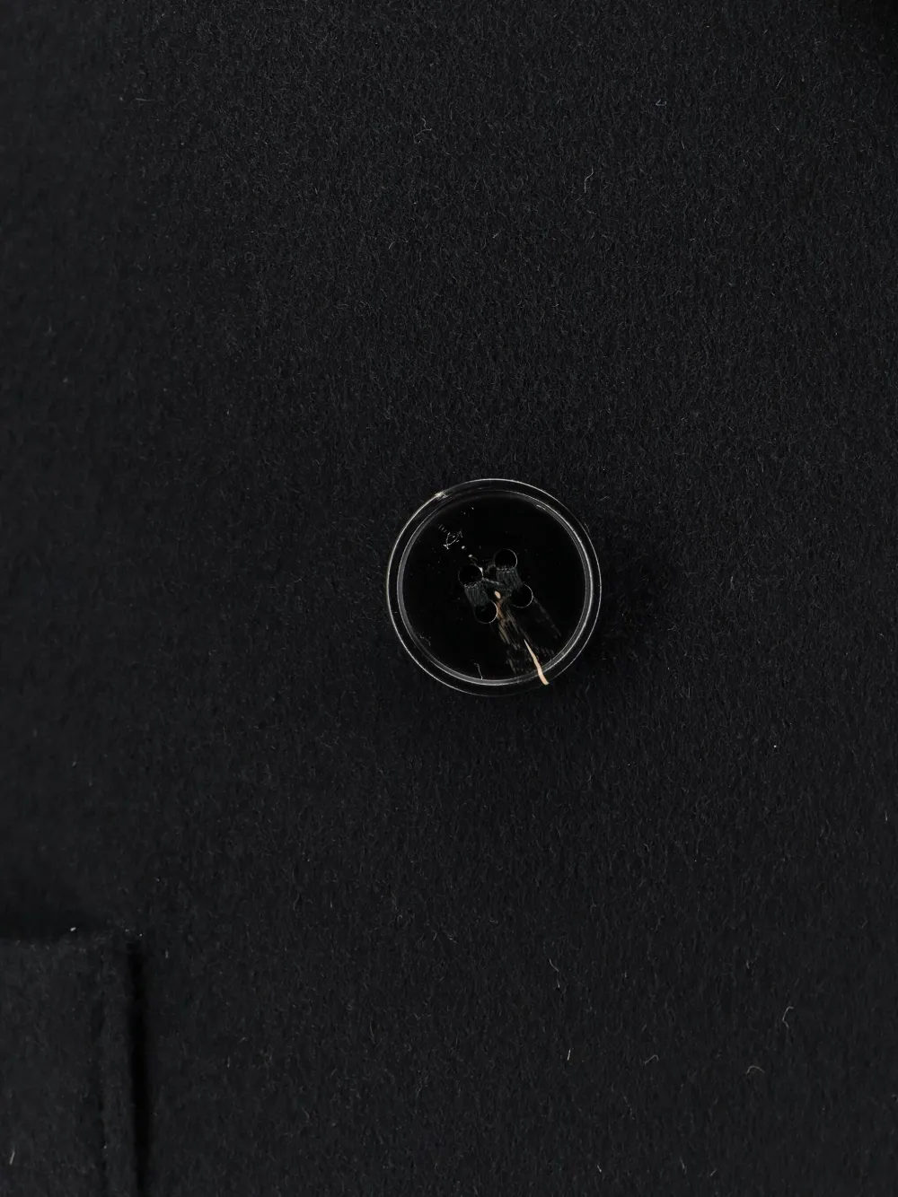 Paltò Double-breasted Patch Pocket Coat In Blue