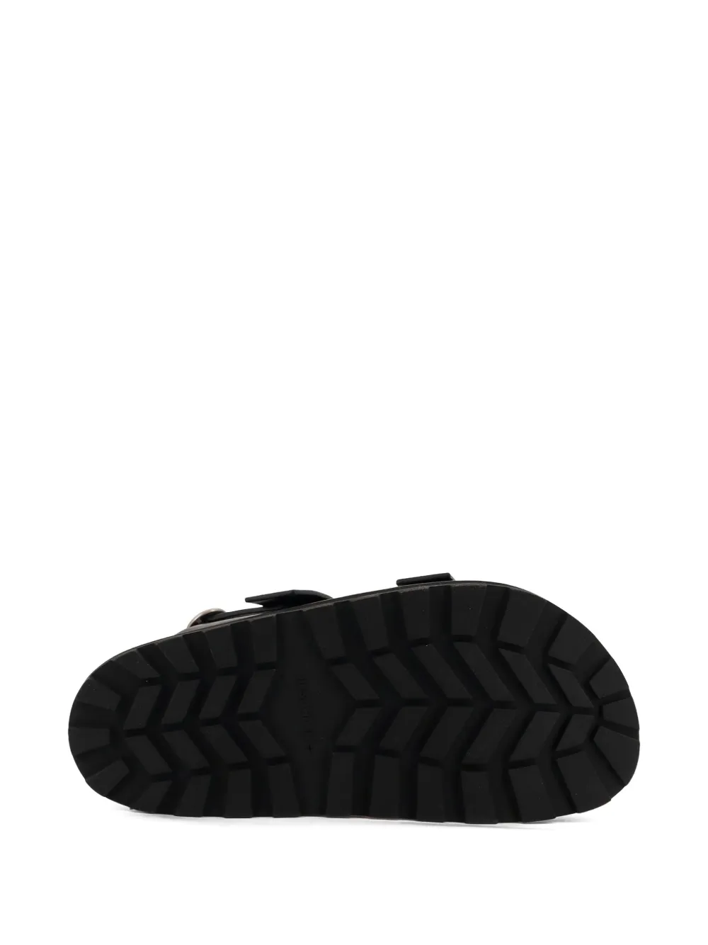 Jil Sander Buckle Strap Sandals In Black