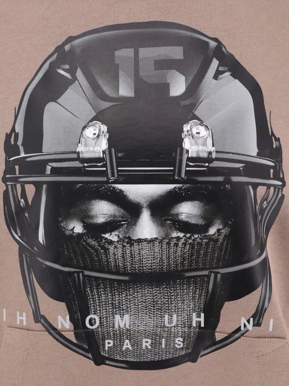 Ih Nom Uh Nit Cotton Sweatshirt With Print On The Front In Neutral