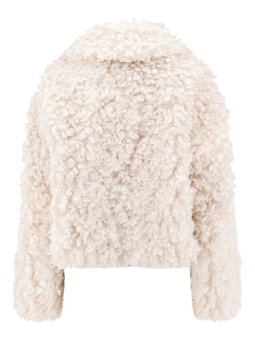 Stand Studio Samara Faux Fur Jacket In White