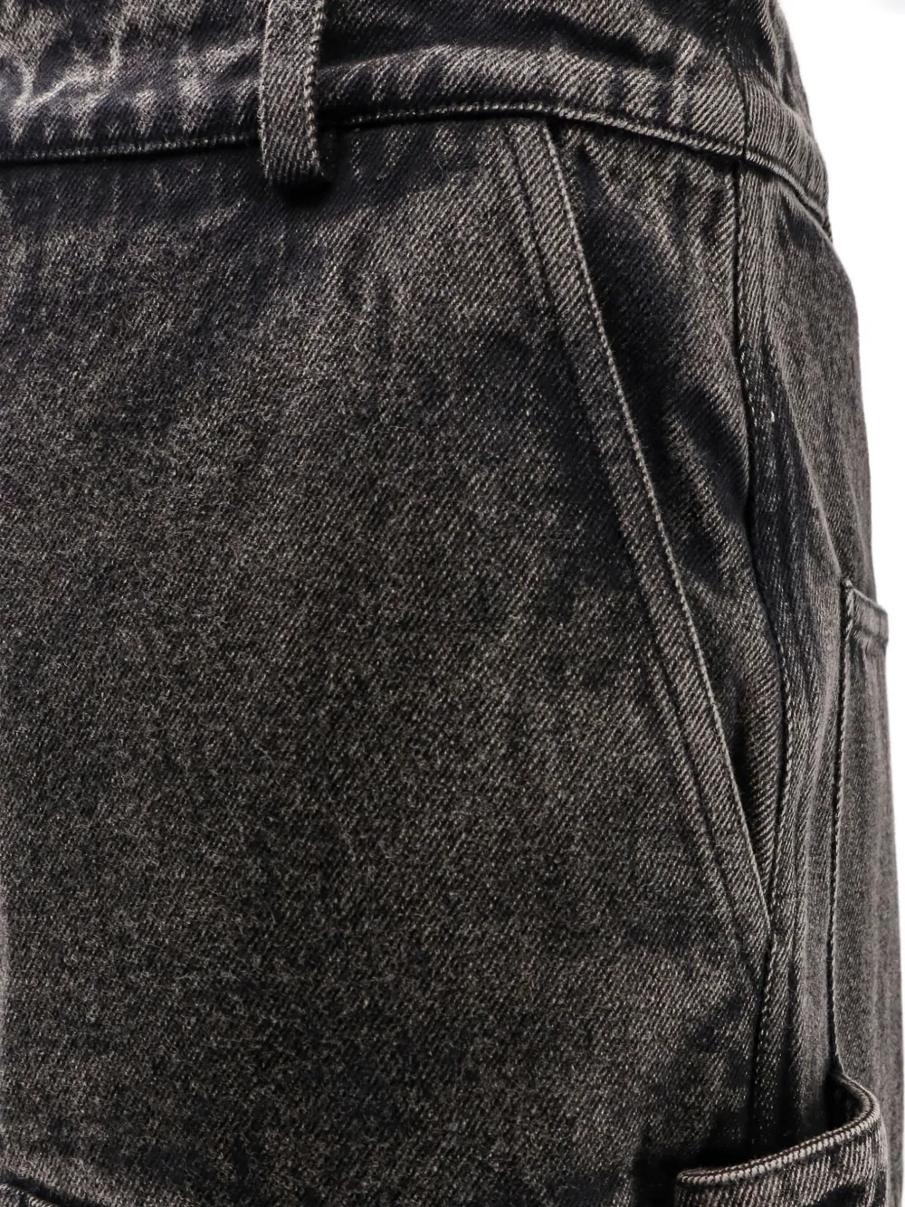 Ih Nom Uh Nit Carpenter Grey Denim Trousers In Gray