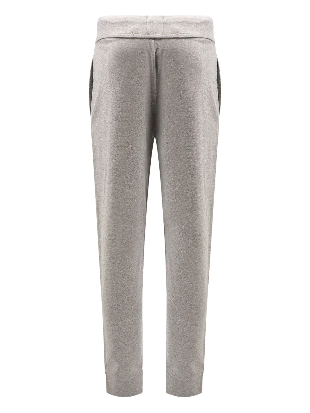 BOSS stripe-print cotton track pants - Grijs