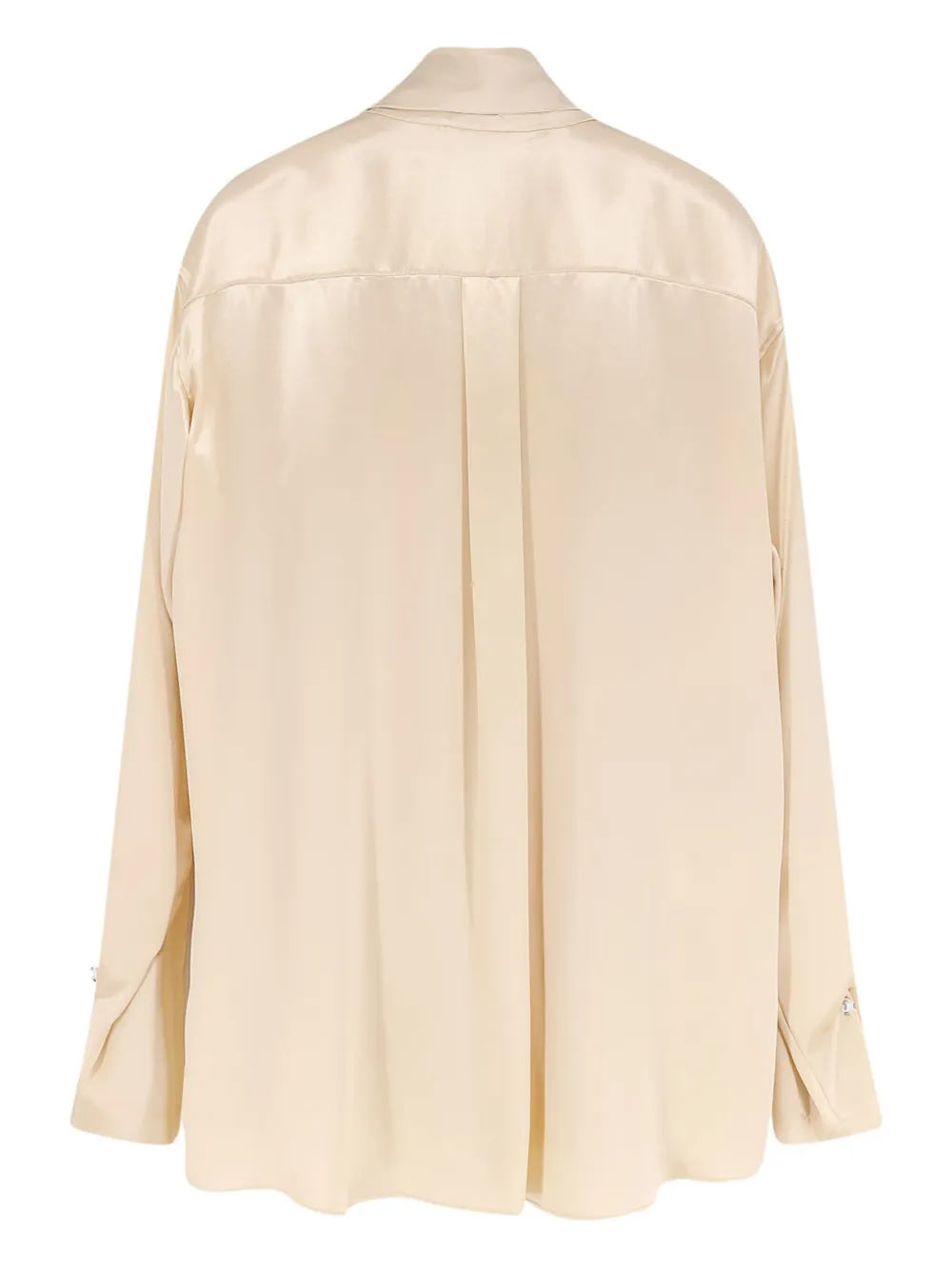 Alberta Ferretti bow-detail long-sleeve shirt - Beige