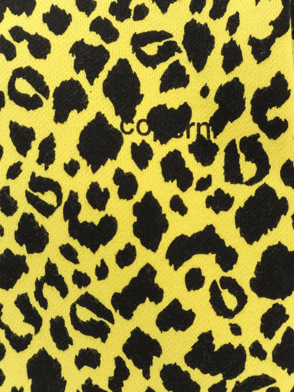 Coperni Hoodie met dierenprint Geel