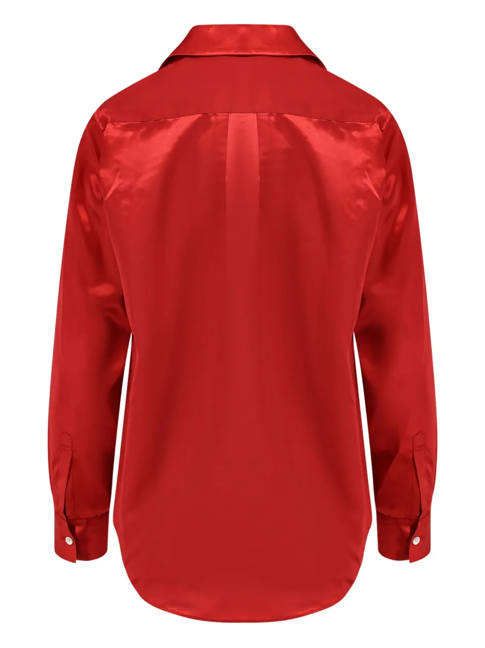 Comme Des Garçons Play Bow-detail Button-down Shirt In Red