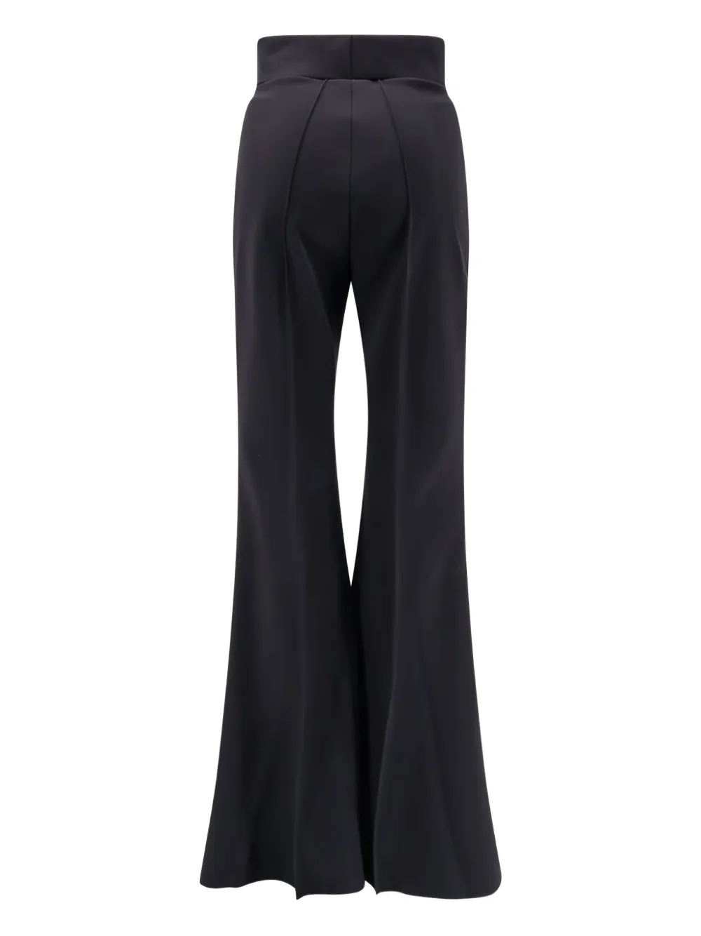 CHIARA BONI La Petite Robe Forever elasticated-waist flared trousers - Zwart