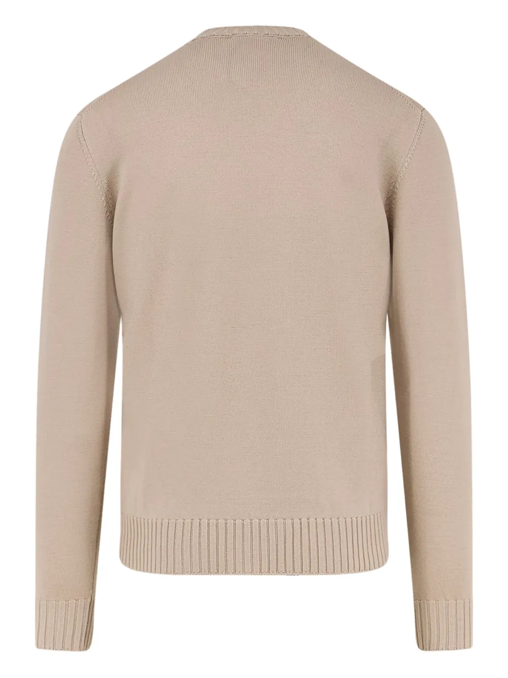 Filippo De Laurentiis crew-neck long-sleeve sweater - Beige