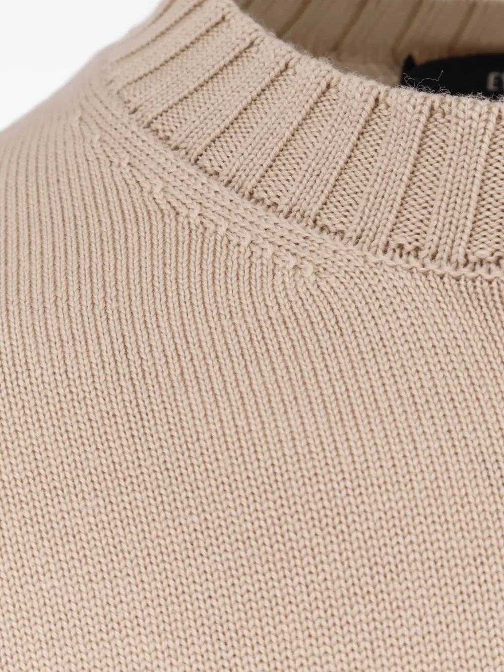 Filippo De Laurentiis Crew-neck Long-sleeve Sweater In Neutral