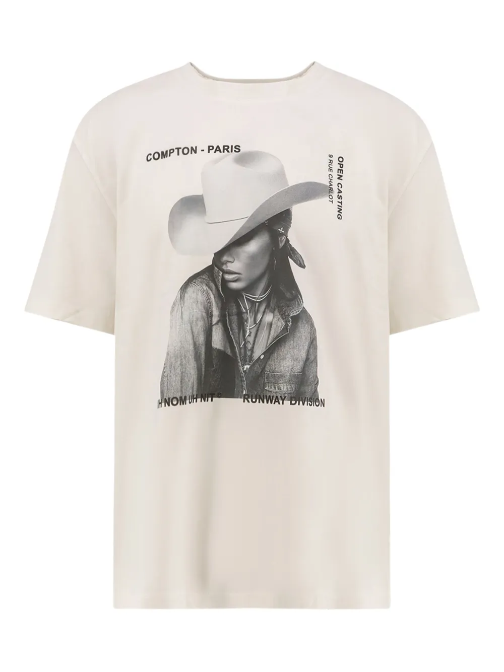 Ih Nom Uh Nit cowgirl-print T-shirt | White | Image 1