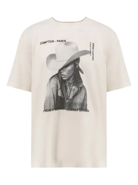 Ih Nom Uh Nit cowgirl-print T-shirt
