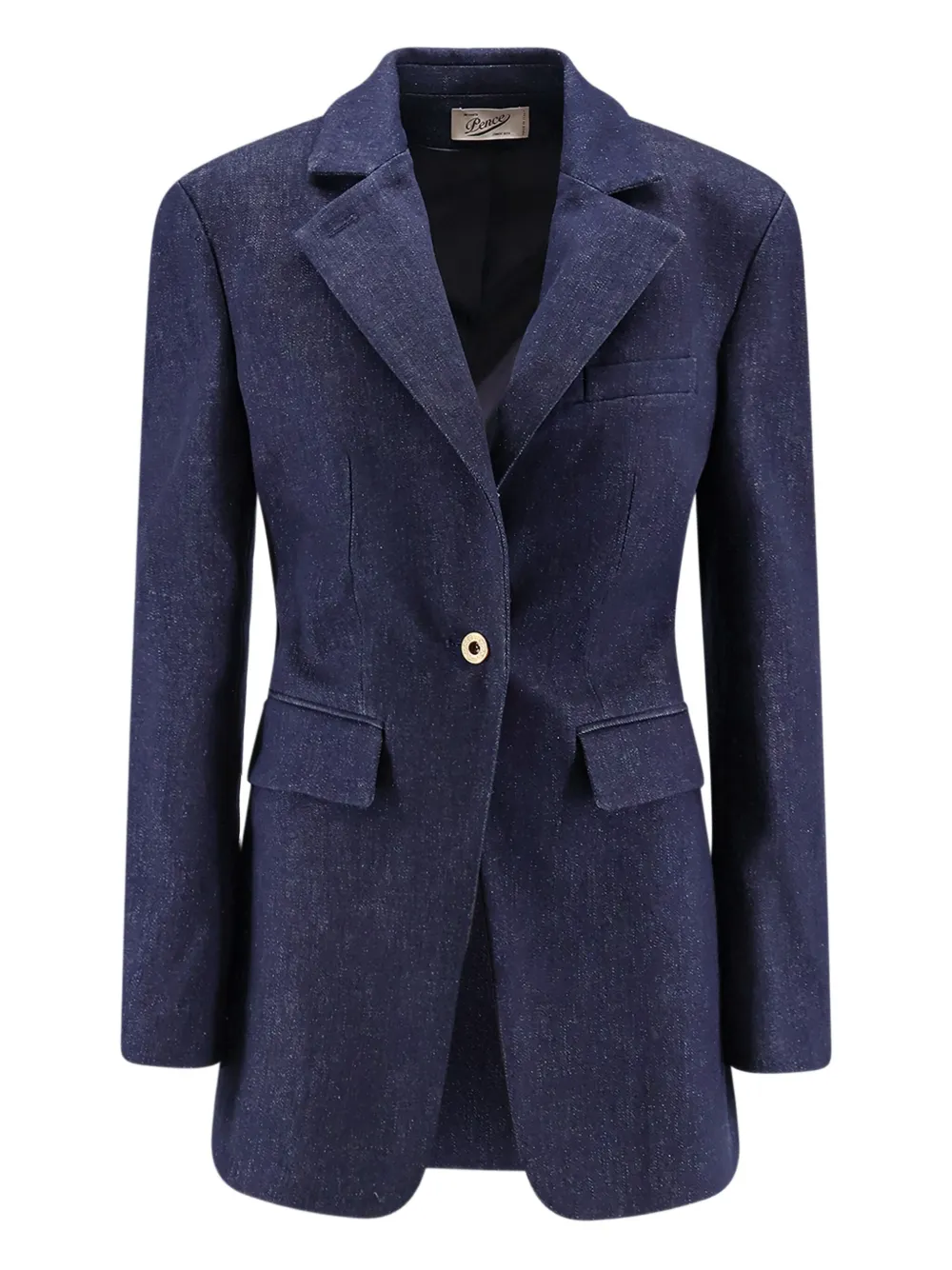 Pence Isabella Single-breasted Blazer In Blue