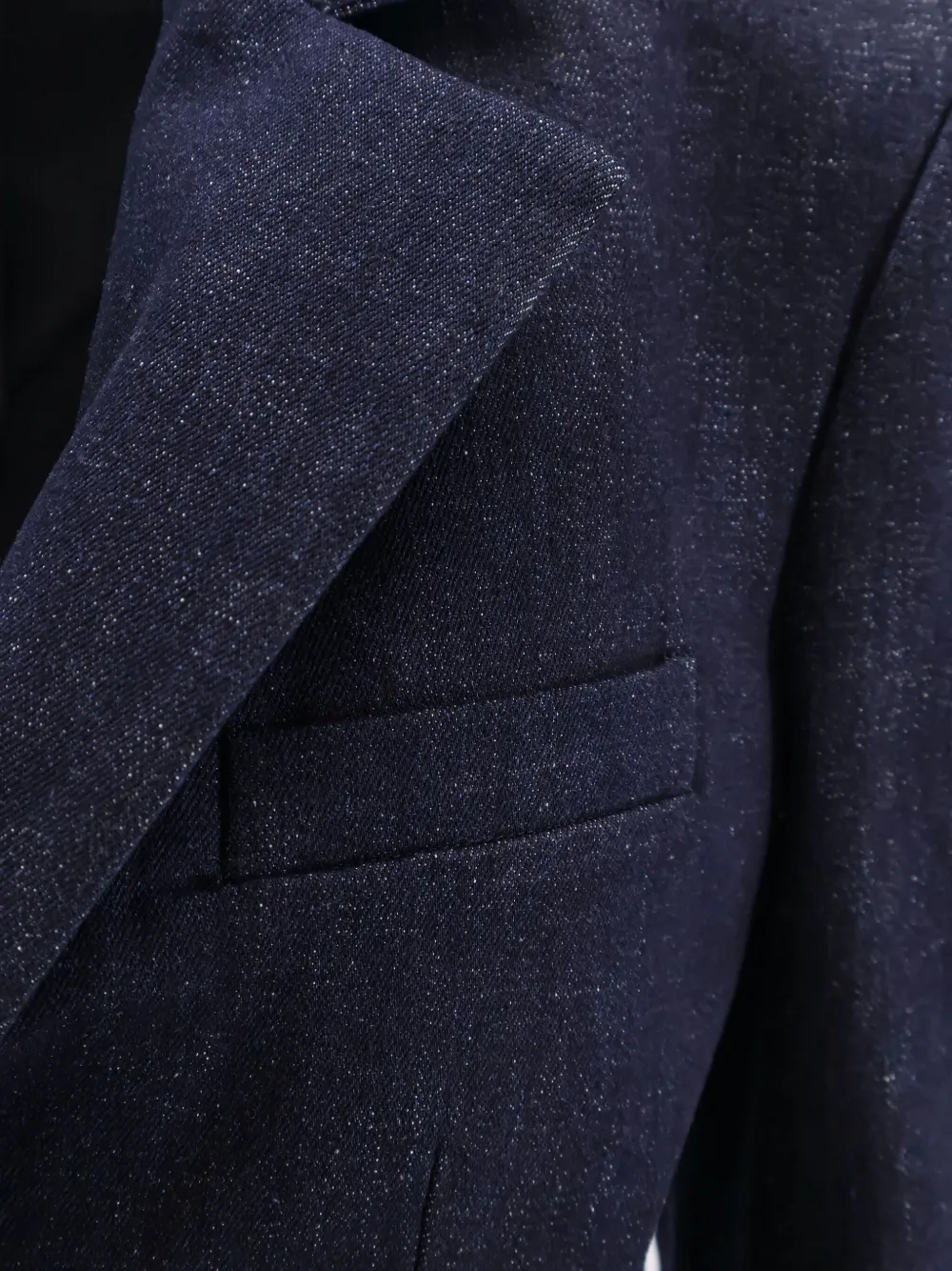 Pence Isabella Single-breasted Blazer In Blue