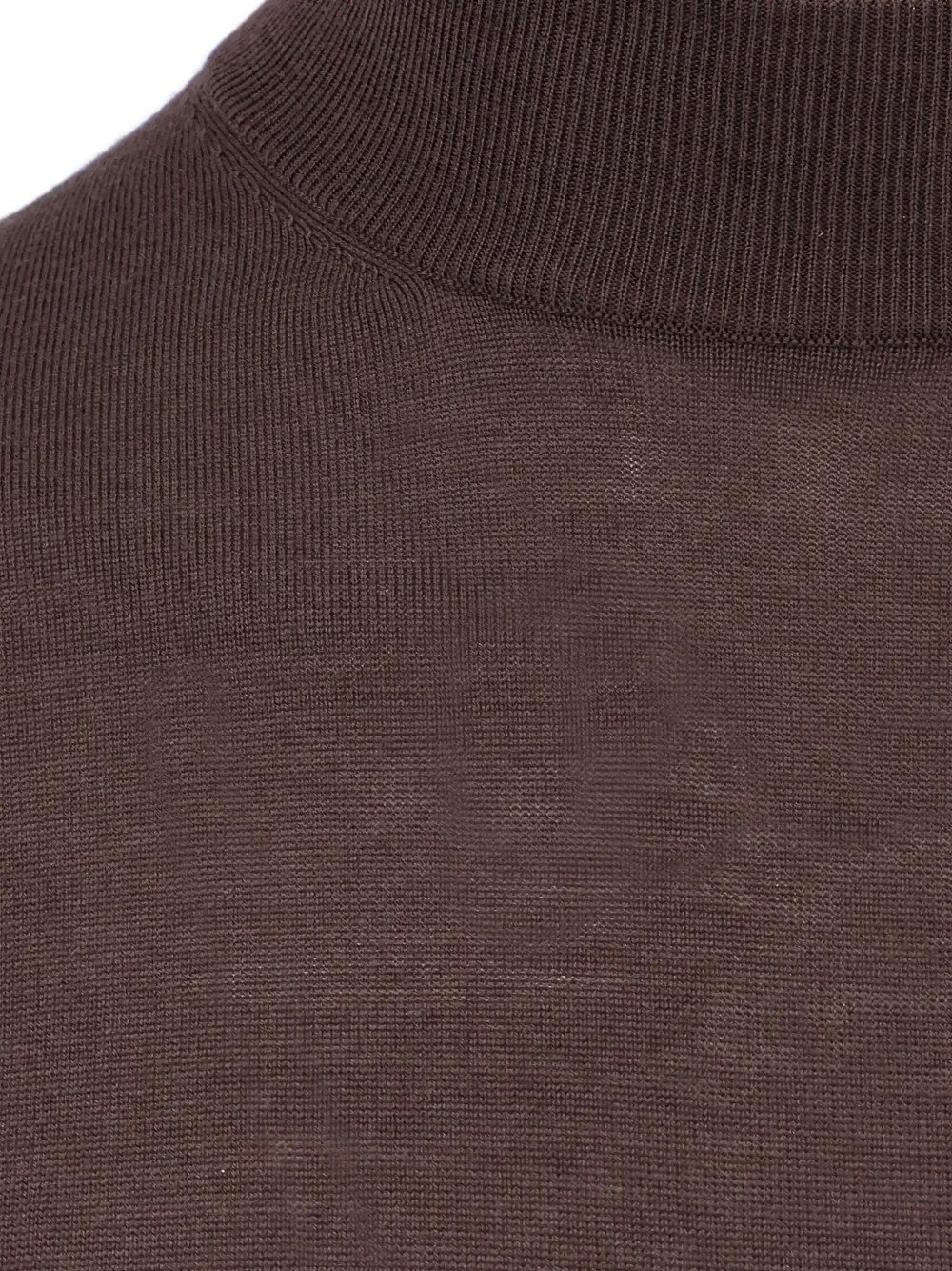 Filippo De Laurentiis Mock-neck Sweater In Brown
