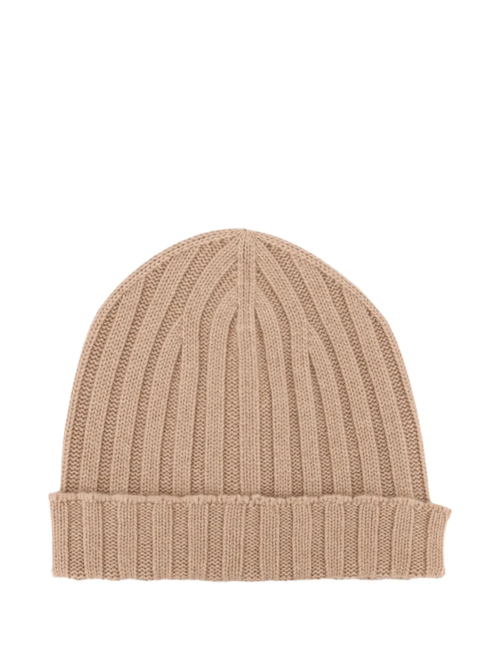 Filippo De Laurentiis Ribbed-knit Beanie Hat In Neutral