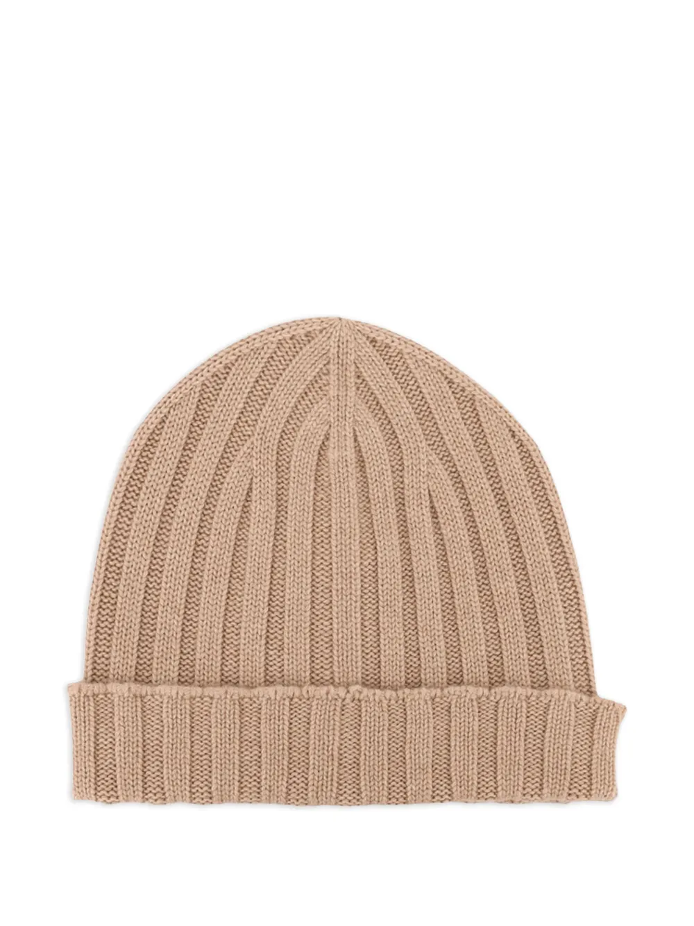 Filippo De Laurentiis ribbed-knit beanie hat | Neutrals | Image 1