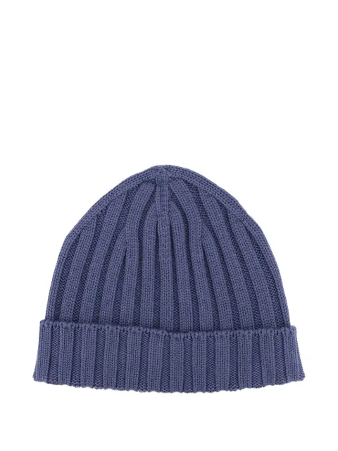 Filippo De Laurentiis ribbed-knit beanie hat