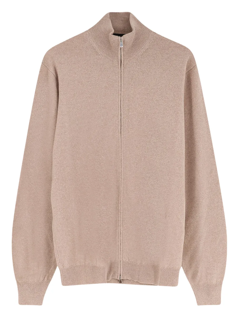 Filippo De Laurentiis Zip-fastening Cardigan In Neutral