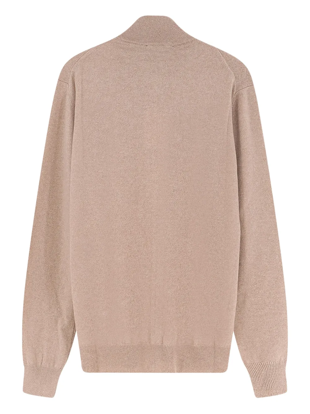 Filippo De Laurentiis Zip-fastening Cardigan In Neutral