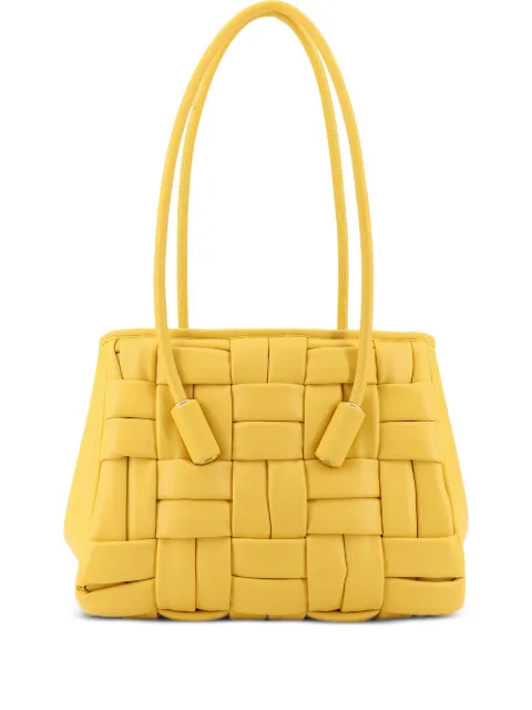 Themoirè bolsa de hombro Weaved Leila