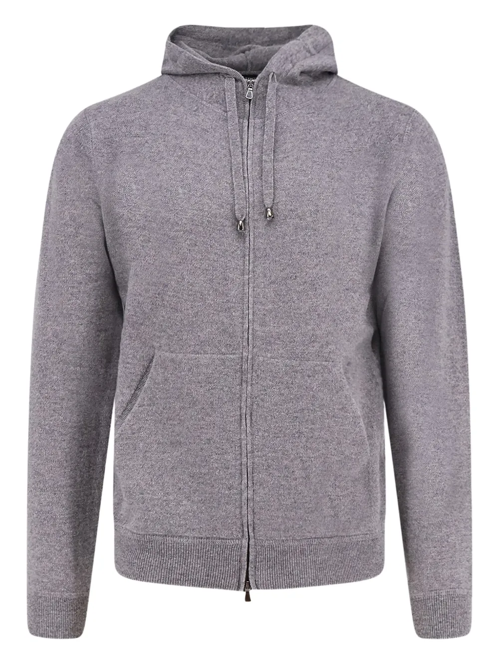 Filippo De Laurentiis Hoodie met rits | Grijs | Image 1