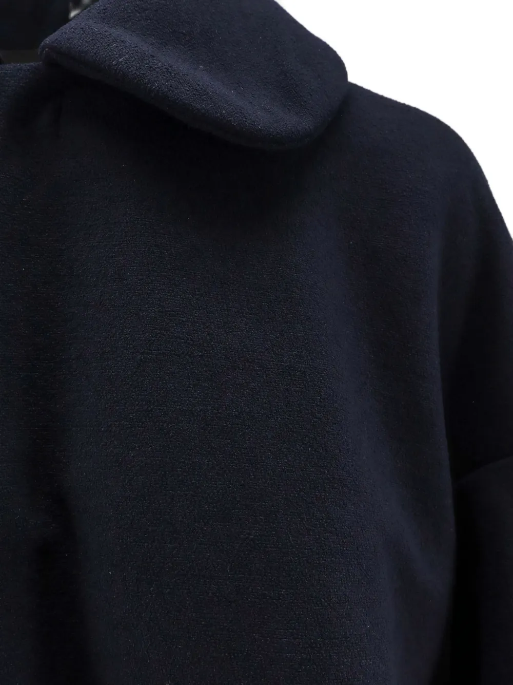 Comme Des Garçons Play Single-breasted Coat In Blue