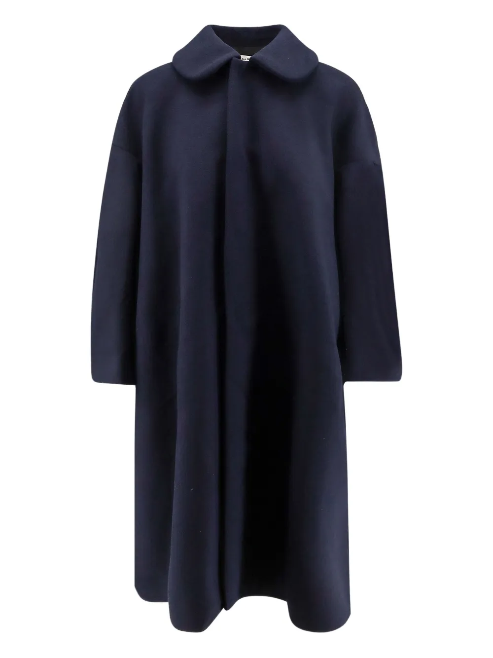 Comme Des Garçons Play Single-breasted Coat In Blue