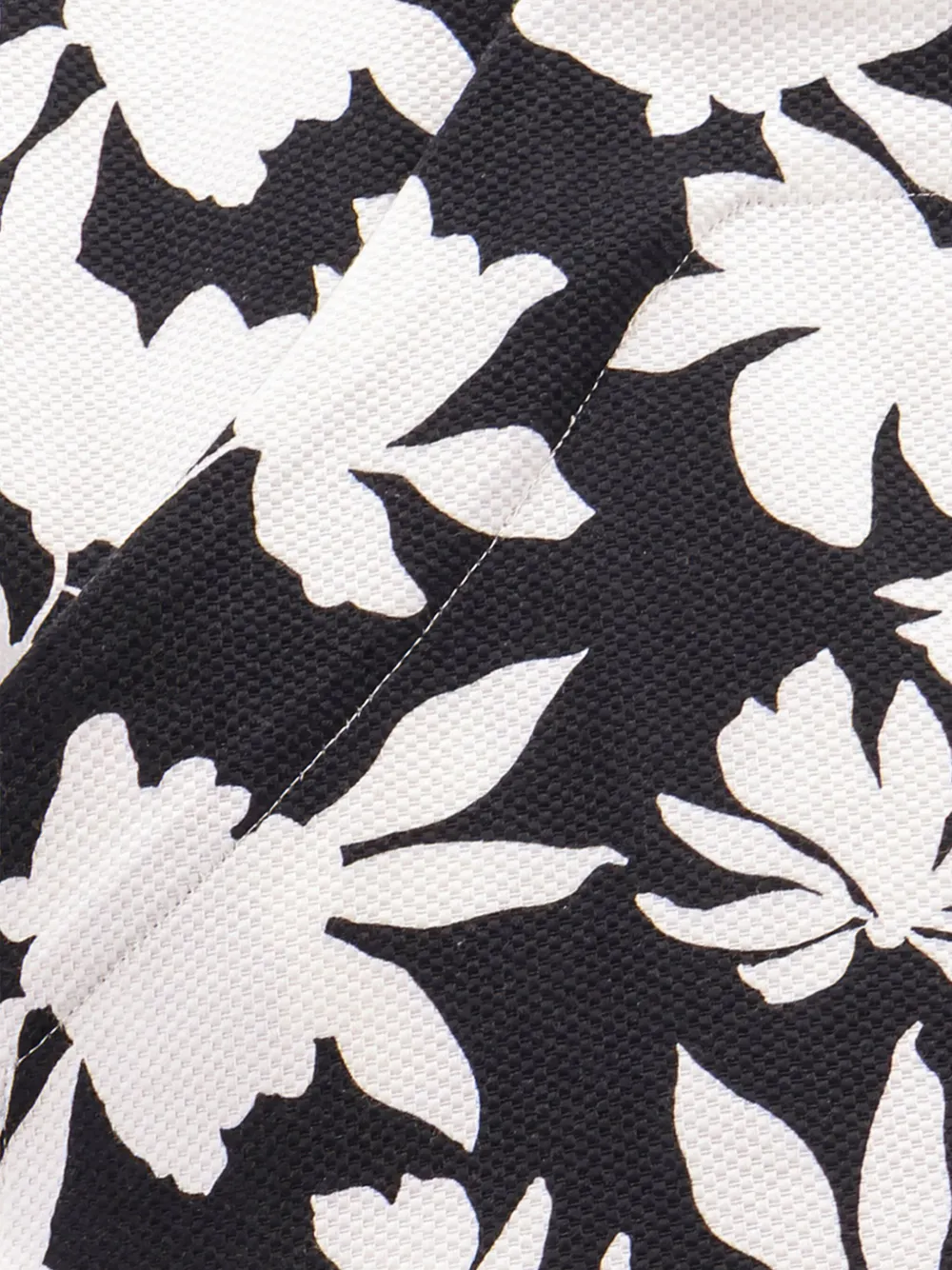Comme Des Garçons Play Leaf-print Jacket In Black