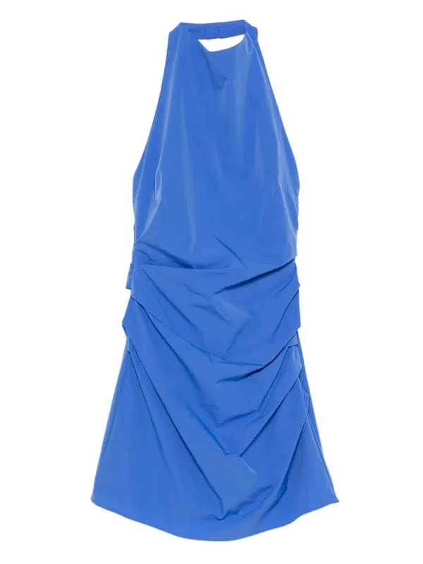 SIR. Sol Halter Mini Dress | Blue | FARFETCH GE SIR. Sol Halter Mini Dress | Blue | FARFETCH GE