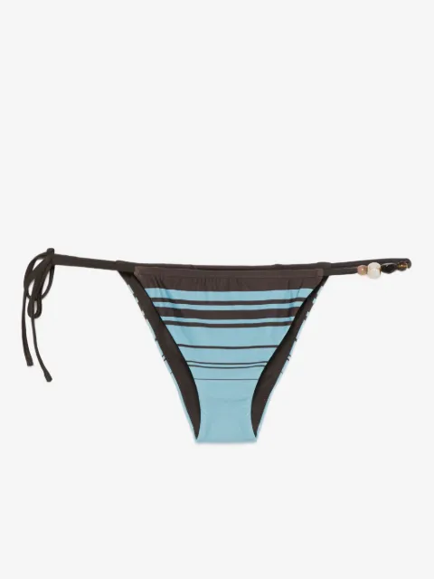 SIR. striped tie side bikini bottoms
