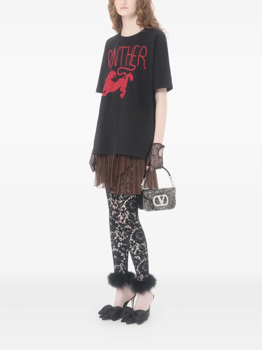 Valentino Small Locò Embellished Tote Bag In Gray