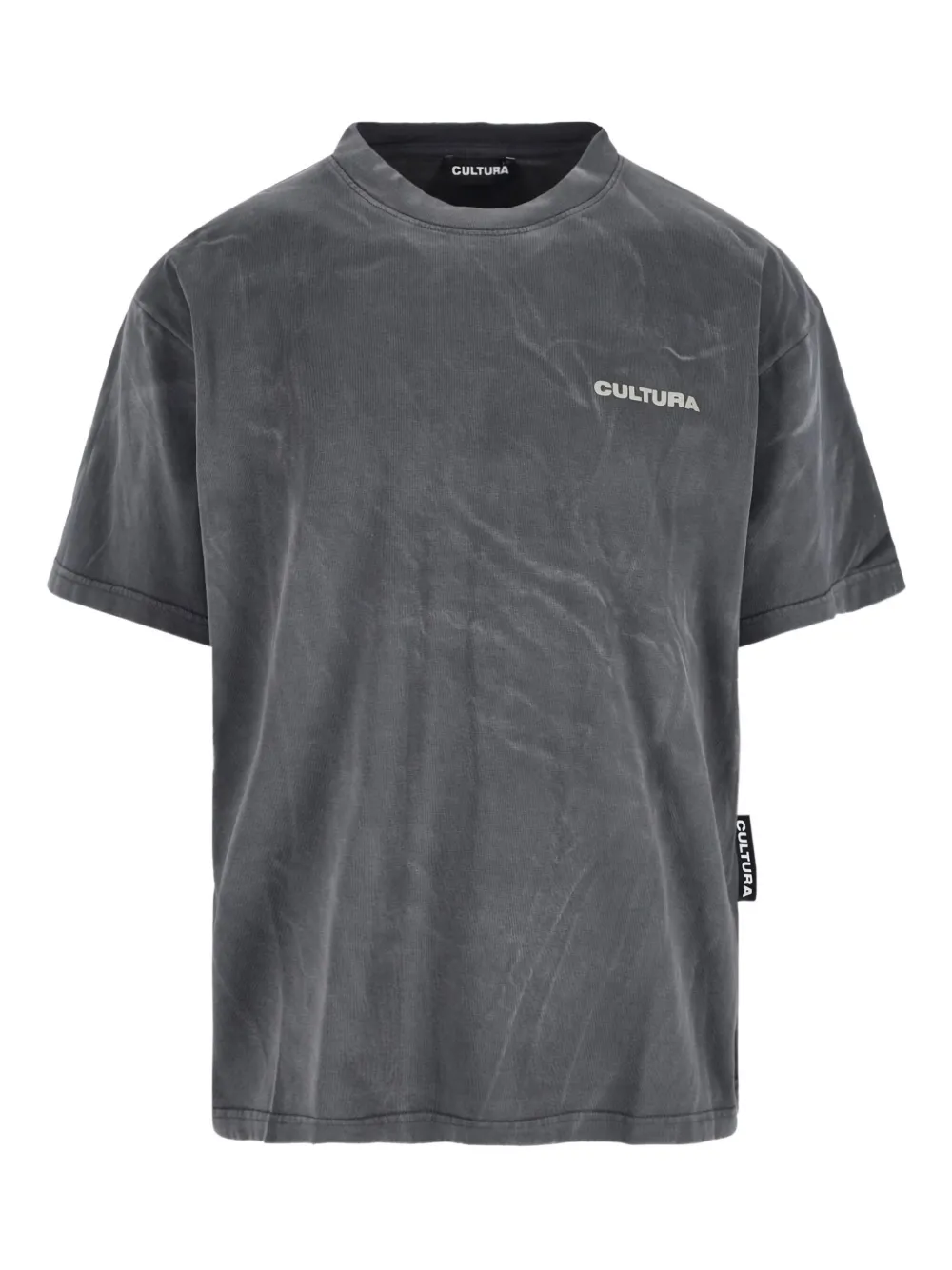 CULTURA playera con logo estampado | gris | Image 1