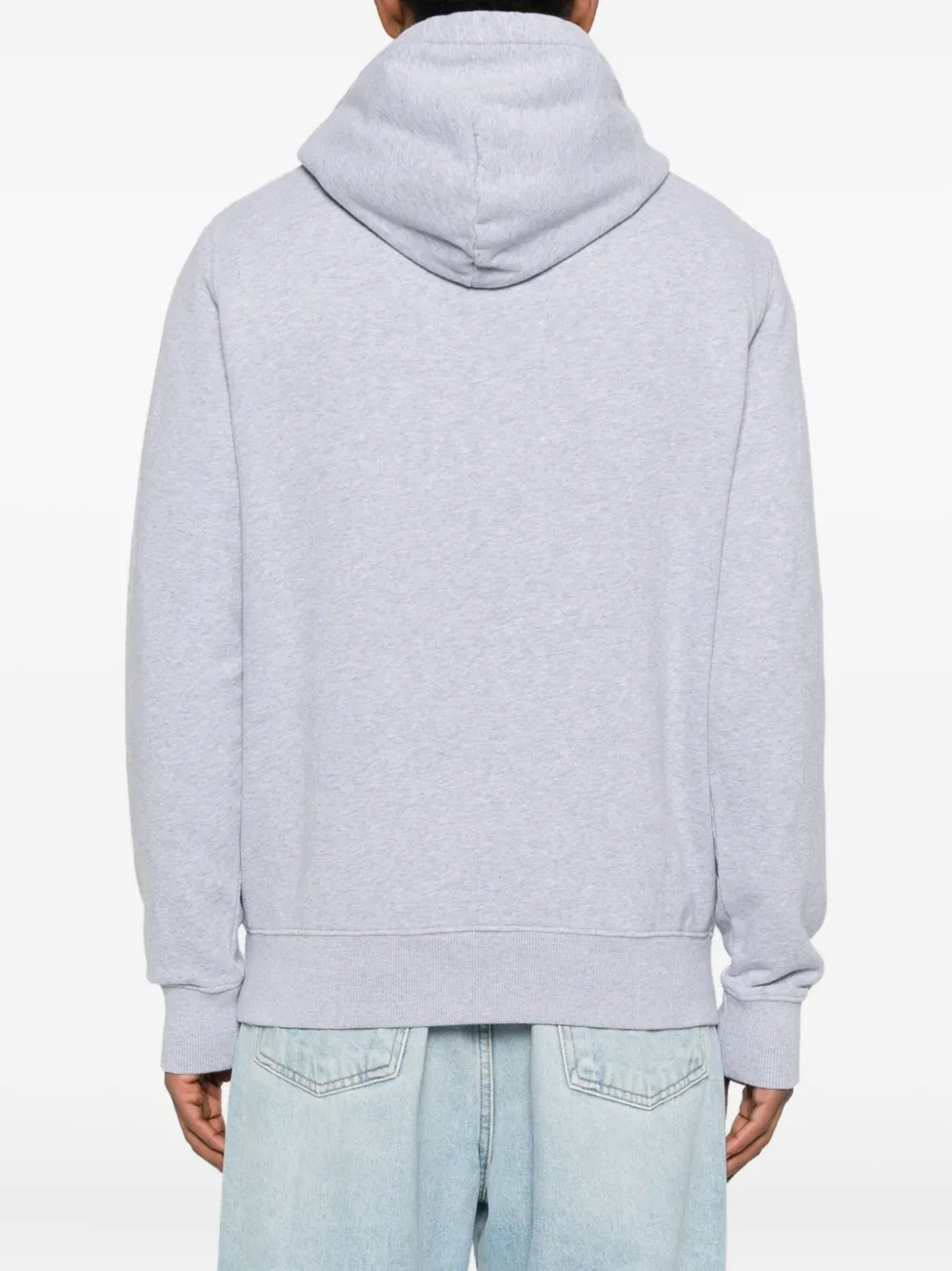 Mc2 Saint Barth Urban Hooded Sweatshirt Kangaroo Pocket In Gray