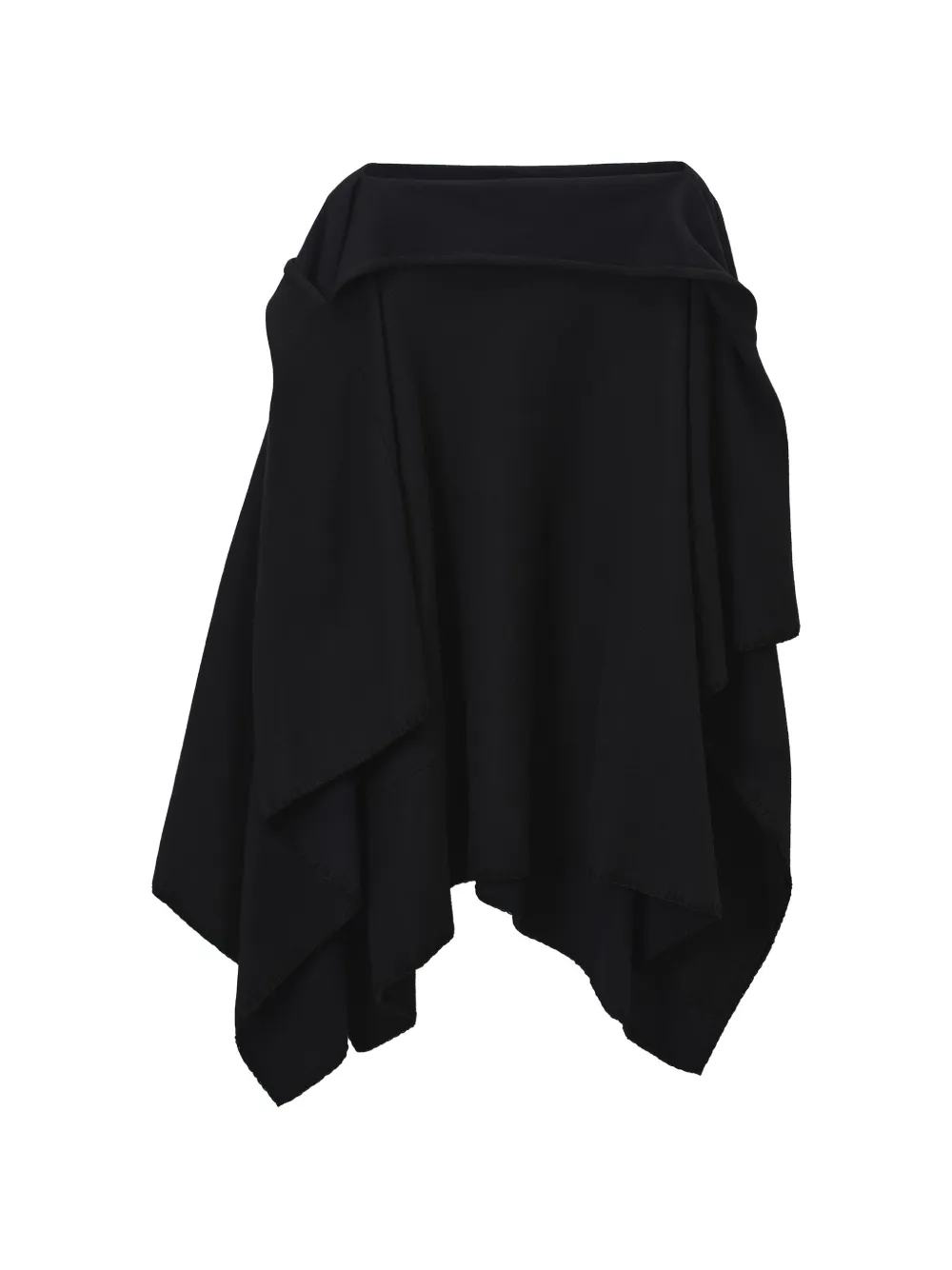 Y's draped cape - Nero