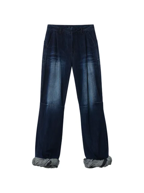 Ader Error cuffed denim jeans