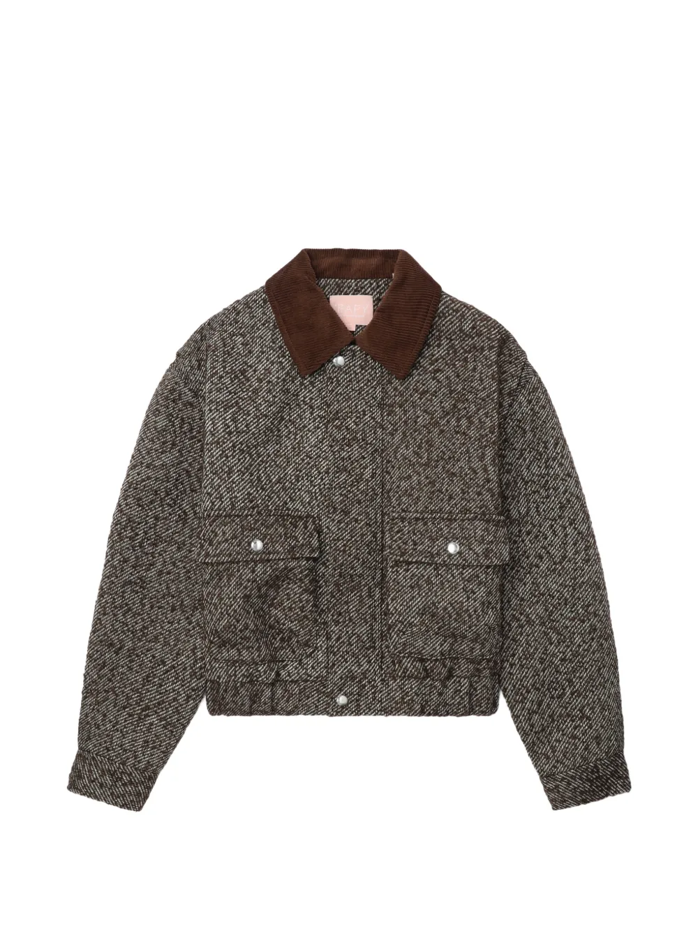 BAPY BY *A BATHING APE® corduroy-collar pocket jacket - Marrone