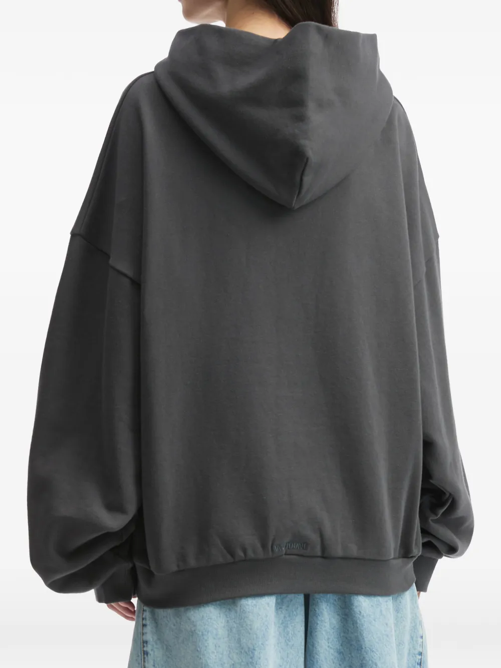 We11done Sweater met capuchon Grijs
